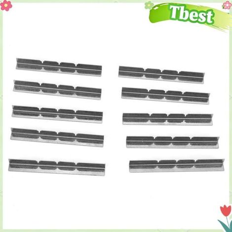 Tbest Support de mèche 10pcs Porte-bougie en Acier Inoxydable pour Fabrication de Bougies de Bricolage sans Effort linge bougie (1/5)