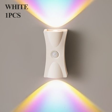 Applique murale LED à piles détecteur de mouvement 3500-6500K USB rechargeable escalier (1/5)