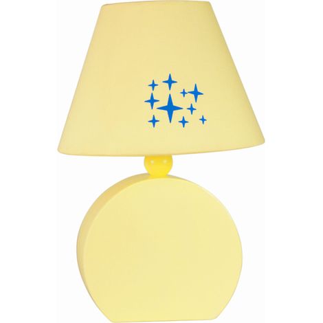 Lampada da tavolo Candellux Ofelia gialla E14 26cm IP20 (1/2)