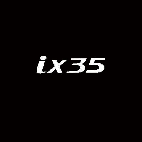 (2PCS-G) Lot de 2 projecteurs LED universels pour portières de voiture, compatibles avec Hyundai ix35. Éclairage d'accueil avec logo intégré. Accessoires d'éclairage pour véhicules. (1/5)