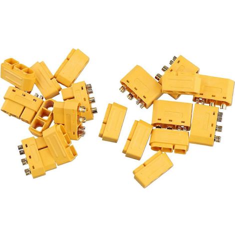 5 Paar XT60 (2+4) Stecker/Buchse für RC-Modellflugzeuge (1/5)