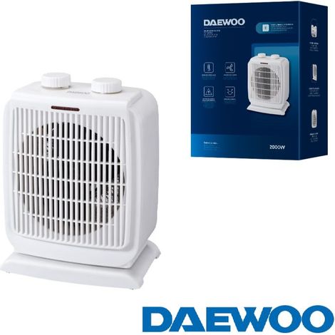 Calefactor de aire daewoo oscilante 1800-2000w