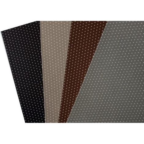 Doppelseitige Kartonpunkte, 300 g, 24 x 34 cm, 4 Blatt, gemischt