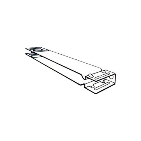 TRAVERSINO PER SCAFFALE A GANCIO- - mm.400 - 2 pezzi PROMETAL