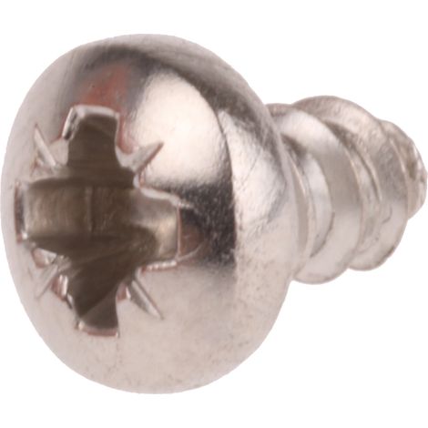 Vis autotaraudeuse RS PRO, N°No. 6 x 6.5mm, tête Cylindrique, en Acier Inoxydable ( Prix pour Sachet de 100 )