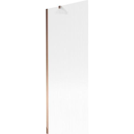 Paroi de baignoire 1 volet Mexen Next 70 x 150 cm, rayures, or rose - 895-070-000-00-09-60 (1/5)