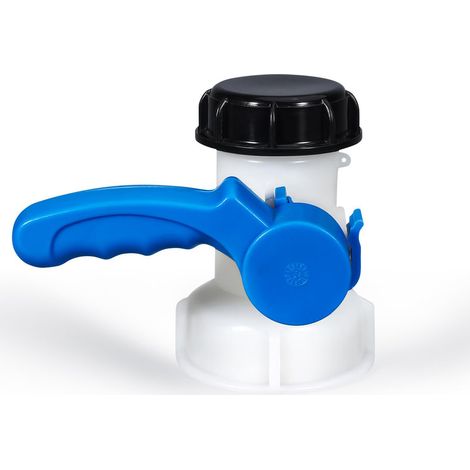 Vanne cuve -Vanne papillon-Vanne pour Cuve 1000 litres IBC 62mm, Adaptateur Universel De Réservoir d'eau Robinet de Valve de Réservoir, (1/3)