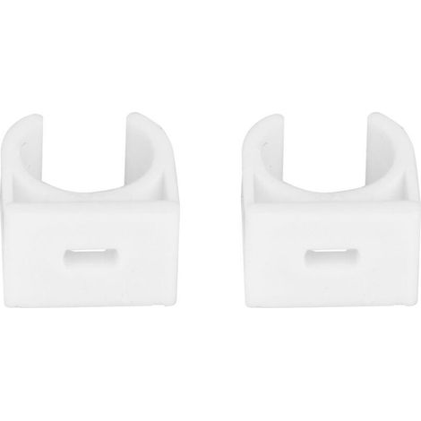 Colliers de serrage en U pour tuyaux d'eau, 20 pièces, 16/20/25/32 mm, clips fixes avec vis (16 mm)