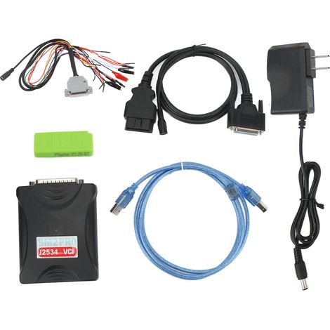 SM2 Pro J2534 VCI Programmer 67 en 1 Outil ECU Lecture Écriture Support Checksum 100‑240V Fiche USA (1/5)