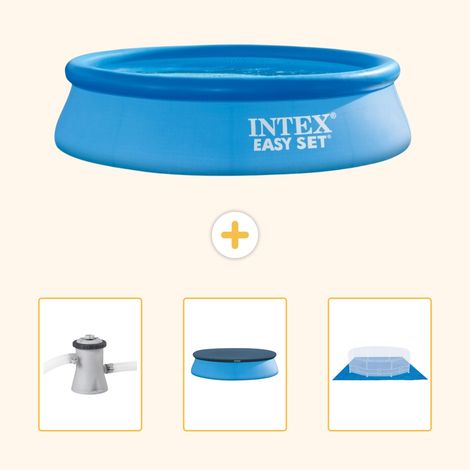 Intex Piscine Easy Set Ronde - 305x76 cm - 4-pièces SCB76 (1/5)