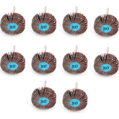 Generic Roue de Polissage, Kit de Polissage en Métal 10pcs Moutille de Ponceau de Roue Bits de Ponçage de Ponçage de Broyage de d'outil de (1/5)