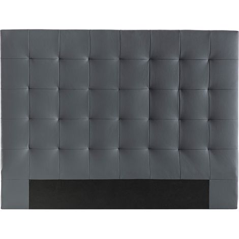 Cabecero capitoné gris oscuro 160 cm HALCIONA