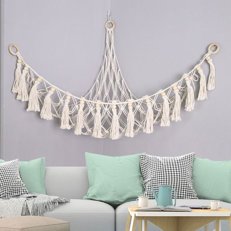 Hamac de rangement mural pour jouets en peluche, filet organisateur d'espace enfant (1/5)