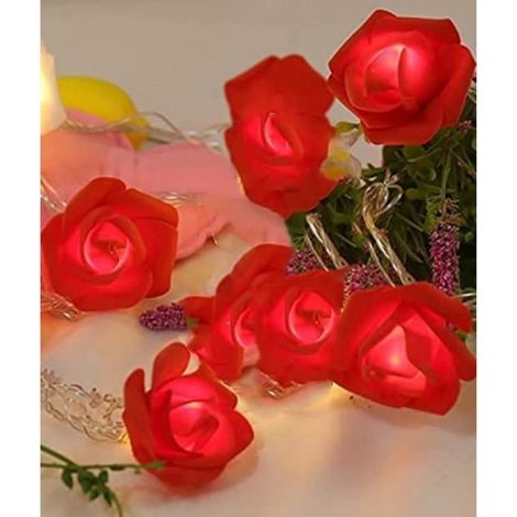 Guirlande Lumineuse - - 3M - 20 LED - Rouge - Décoration Extérieure - Piles (1/4)