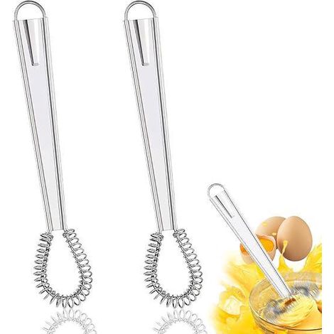 Lot de 2 cuillères magiques en acier inoxydable, couverts originaux, 2 pièces, brillantes, résistantes, pour cuisine et table. (1/5)