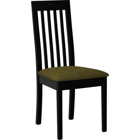Silla Victorville 347, Negro, 96x47x53cm, Tapiz, De madera, Madera (1/4)