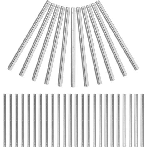 Chevilles Cylindriques 50pcs en Acier Inoxydable Argenté Précision et Stabilité Renforcée pour Supports D'étagère Meubles et Étagères en Bois pour Maintenance (1/5)