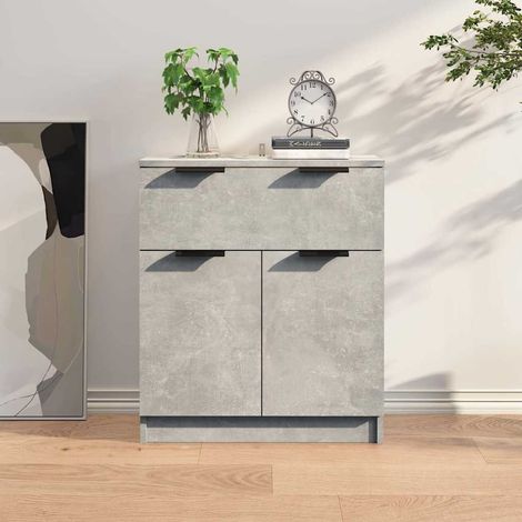 vidaXL Sideboard Concrete Grey 60x30x70 cm Engineered Wood (1/5)
