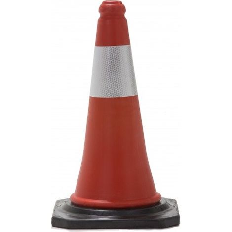 Cono Altura 750 mm Base 380 x 380 mm Banda Reflectante 220mm