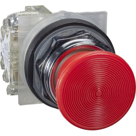 Harmony 9001K bouton-pous. diam. 30 rouge coup-de-poing diam. 41 pousser-tirer SCHNEIDER 9001KR9R94H13 (1/2)