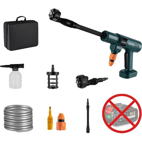 Nettoyeur haute pression, pression de 200 BAR, sortie 6-en-1, Pas de batterie (1/2)