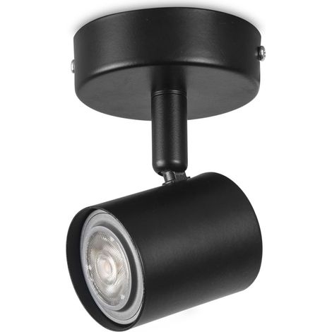 Keeper Double proyector para boombilla GU10 en color negro