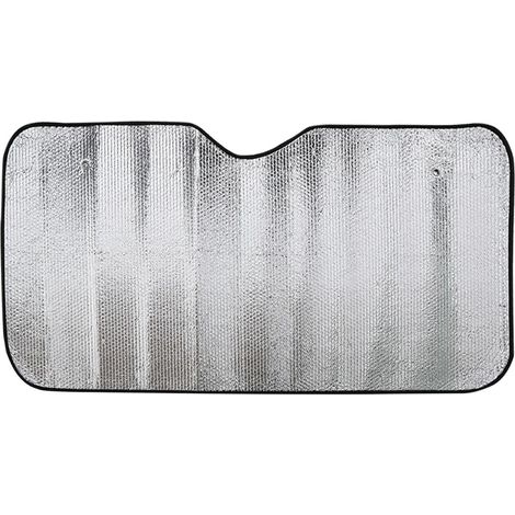 Pare-soleil de pare-brise pour camion, protection thermique, panneau ajusté avec couche robuste, protection solaire avec revêtement raffiné, accessoire automobile monobloc, accessoire de bord de route