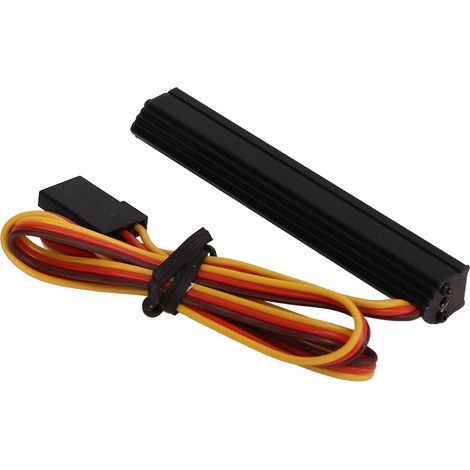 Phare LED RC 14 pour SCX24 1/24, Alliage d'Aluminium, Barre Lumineuse 5-20V pour Voitures RC 1/18