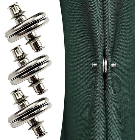 Paar magnetische Gardinenhalter, magnetische Gardinenclips, Gardinenzubehör, Gardinengewichte, Gardinenmagnete, Duschvorhangmagnet zur Verhinderung von Undichtigkeiten