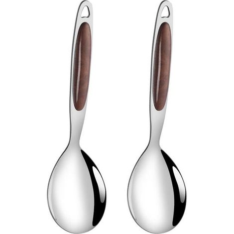 Ensemble de cuillères à riz en acier inoxydable - 2 pièces (1/5)