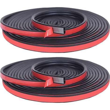 35mm / 5m Universal Motor Weather Peel, bande d'étanchéité de ventilation Météo en caoutchouc de porte auto - adhésive pour l'isolation sonore de capot de porte de fenêtre