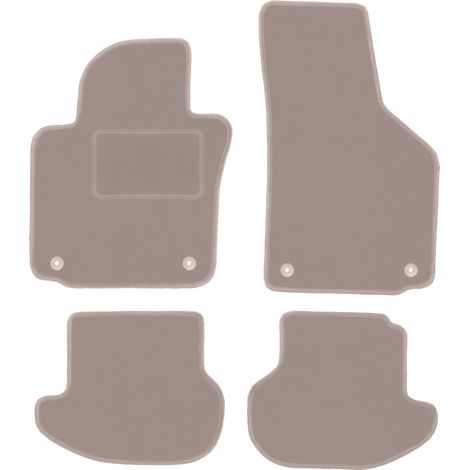 Tapis en velours beige pour Volkswagen Eos cabriolet (2005-2015) (1/5)
