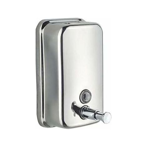 Wall-mounted 500ml soap dispenser, 304 stainless steel lotion dispenser (1/4)