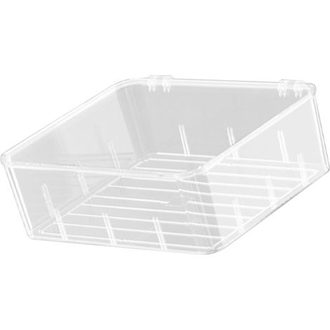 Boîte de rangement chaussettes transparente en plastique avec séparation sous-vêtements tiroir organisateur pour stocker chaussettes lingerie cravates (1/5)