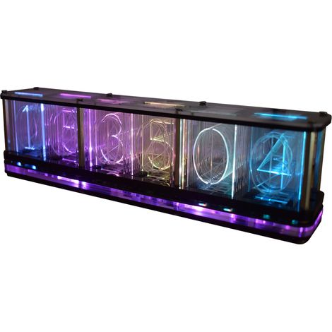 Kit horloge LED numérique 6 chiffres, horloge électronique DIY (1/5)