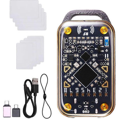 Chameleon Ultra RFID-Chip-Lesegerät, Smartcard-Emulator + NFC-Duplikator, 4xCUID/UID, 125K 13,56M ID-Smartcard-Dekodierung (1/5)