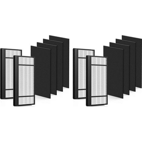 Packung mit 4 originalen HEPA-Ersatzfiltern für Honeywell H Filter HRF-H1 und HRF-H2, kompatibel mit den Modellen HPA050, HPA150, HPA060, HPA160 und HHT055 (1/5)