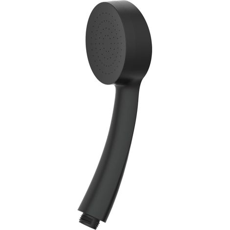 Croydex Presion One Function Shower Head Handset, Matt Black, Pressure Boost (1/3)