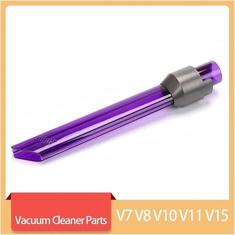 Accessoire compatible avec les aspirateurs sans fil Dyson V7, V8, V10, V11 et V15 : suceur plat avec éclairage LED pour nettoyer les espaces étroits et les recoins (1 pièce). (1/4)