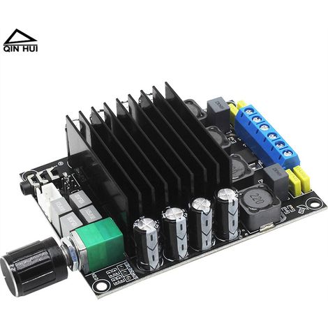 Carte d'amplificateur stéréo double canal 12 V/24 V/32 V, carte mère de modification de caisson de haut-parleur haute puissance 2 x 100 W à monter soi-même