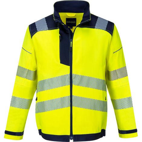 Jacke Hv Pw3 Farbe: Gelb/marine Größe XXL - Portwest