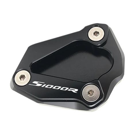 (S1000RR Noir) Extension de béquille latérale pour BMW S1000R (2019-2022) - Compatible avec les modèles 2020 et 2021 (maxpower). (1/4)