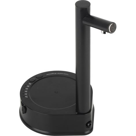 Kabellose Wasserflaschenpumpe, abnehmbarer automatischer Wasserspender, tragbarer Wasserpumpenspender für Zuhause, Küche und Büro, Schwarz (1/5)