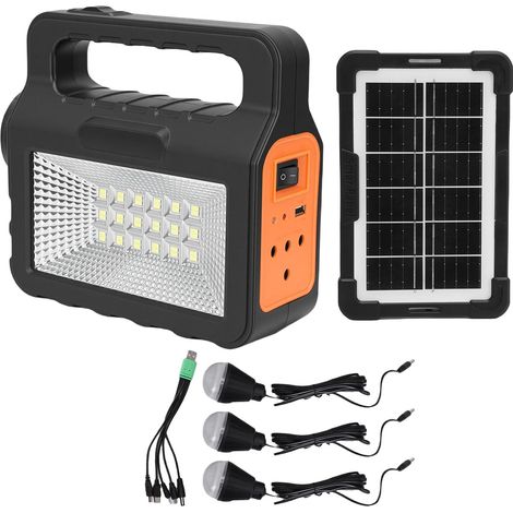 Centrale Solaire Portable, Générateur D'énergie Extérieur Léger avec Panneaux Solaires et Batterie Haute Capacité, pour le Camping, la Randonnée et les Situations D'urgence (1/5)