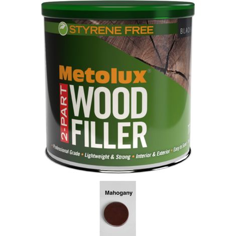 Metolux 2 Part Wood Filler - Mahogany - 275ml