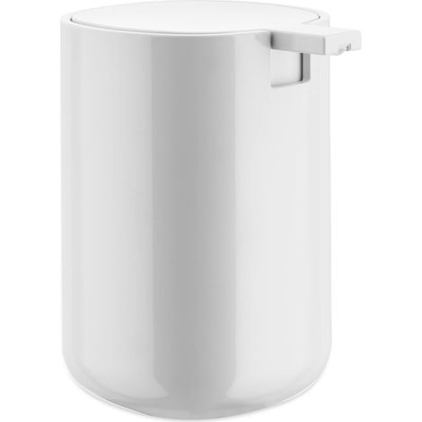 Alessi Birillo PL05 W Dispenser per Sapone Liquido di Design, Bianco (1/4)