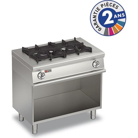 Fourneau sur meuble à Gaz - 2 feux vifs - 15,7 kW - Baron