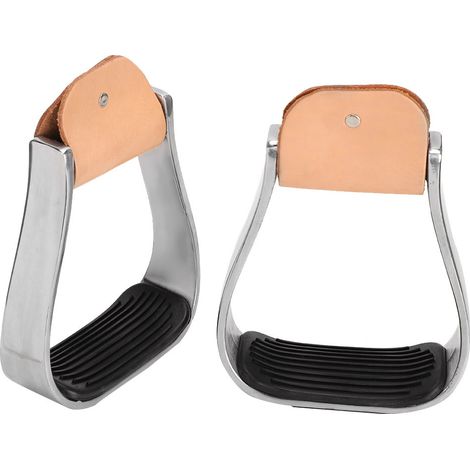 Étriers de selle western en aluminium rembourrés pour équitation (1/5)