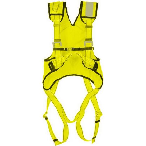 Arnés anticaídas de alta visibilidad amarillo
