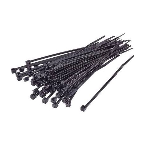 SERRE-CÂBLES 200 MM X 2.5 MM NOIR TRU COMPONENTS TC-CVR200MBK203 1592801 CRANTAGE INTÉRIEUR 100 PC(S) (1/2)